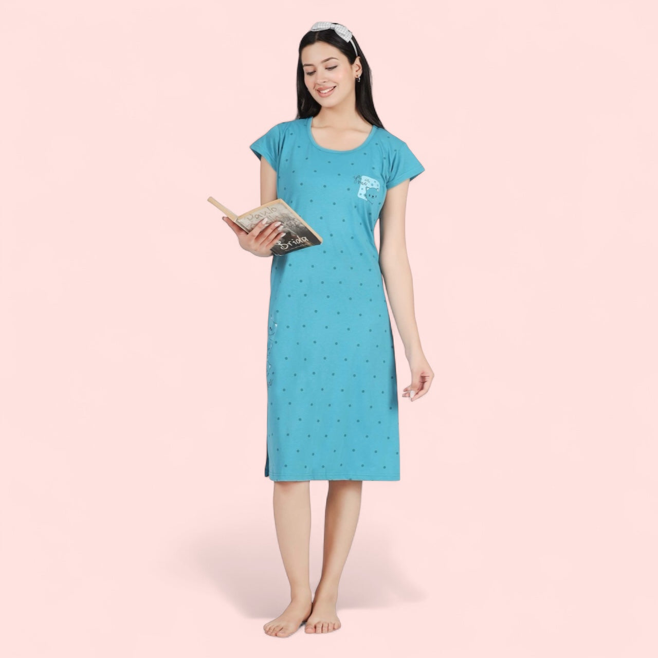 T-Shirt Style Short Nighty