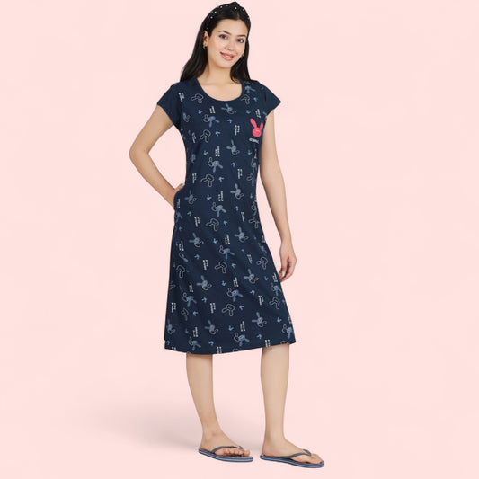 T-Shirt Style Short Nighty
